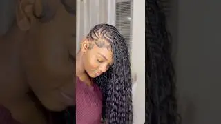 Flip Over Braided Mohawk! ❤️  Pre divided Bulk Hair from @ygwigs #mohawk #braids #boho