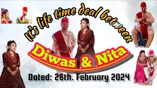 Lifetime Agreement Between 2 Souls/It's Wedding Ceremony of Diwas with Nita/Congratulations 🎊