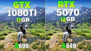 GTX 1080 Tİ vs RTX 5070 - Test in 8 Games