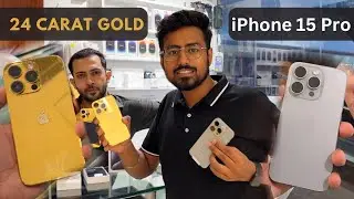 24 Carat Gold ka iPhone 15 Pro😍 First in India 😍