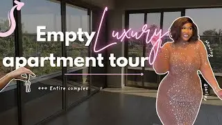 EMPTY APARTMENT TOUR| + FULL COMPLEX WALK THROUGH | My luxurious dream ✨💕