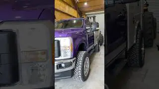 Nice CM Service Body install on this 2025 Purple F350 Cab & Chassis #ford #f350 #worktruck #florida