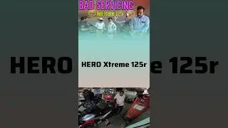 bad servicing 🤬🙆#heroxtreme125r#heroxtreme125r #reviewhero #xtreme125rmileagetesthero #xtreme125r