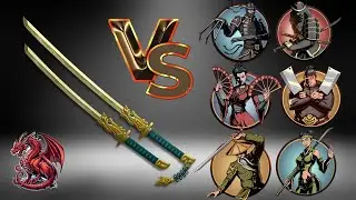 Hero's Will VS All Bosses in Shadow Fight 2