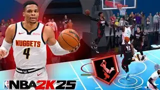 Best *PRIME* Russell Westbrook Build in NBA 2K25! 🔥 OP Point Guard Build!