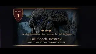 Gate of Infinity - Fall, Shock, & Destroy - Lightning Jump Attacker - Under 10 sec