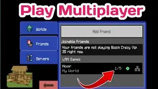 How to Play Multiplayer with Friends in Block Crazy Robo World VIP 3D (New  2025)
