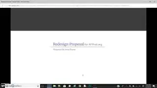Redesign Proposal for afpnet.org