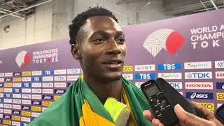 Брайан Левелл отреагировал на бронзовую медаль в беге на 200 метров на чемпионате мира в Токио 20...