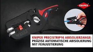 Automatische Pr&auml;zisions-Abisolierzange von KNIPEX // KNIPEX PreciStrip16 (12 52 195)