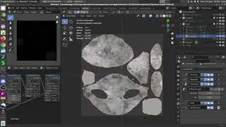 Blender &mdash; запекание системы частиц меха на UVmap с использованием узлов геометрии