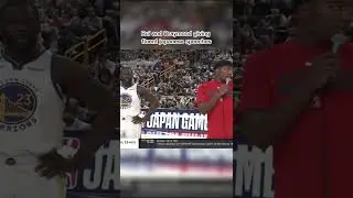 Rui Hachimura and Draymond giving equally fluent Japanese speeches