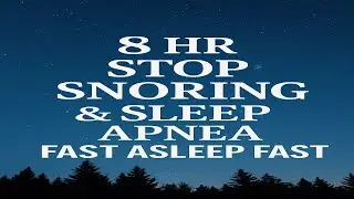 🛌 520 Hz Sleep Music to Stop Snoring | Deep Healing | 8 Hours (Dark Screen)