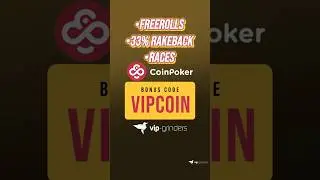 CoinPoker Promo Code VIPCOIN | $2,000 Bonus + 33% Rakeback