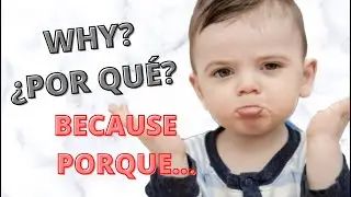 DIFERENCIA DE &ldquo;WHY & BECAUSE&rdquo; EN INGL&Eacute;S