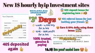 #gerarevival | 100% paying 1$ hyip investment site.  17.4$ live proof maded on day 3. #hyipsdaily