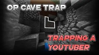 Trapping a YouTuber (Hunterqq) With a fake cave trap | Minecraft HCF