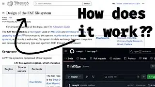 How does the FAT32 file system work??