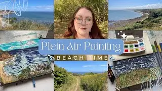 Plein Air Painting at Easington Colliery Local Nature Reserve