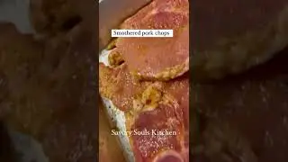 Country style smothered pork chops and homemade gravy!!!!!!!