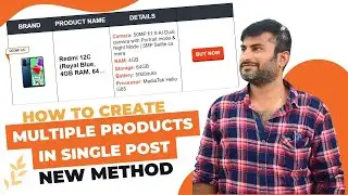 Multiple Products in Single Post on Google Blogger | New Method | In Telugu | Mayavi Creations