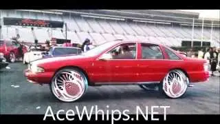 AceWhips.NET- Candy Red Chevy Bubble on 30