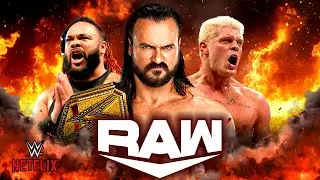 WWE Raw on Netflix: Jacob Fatu vs Drew McIntyre vs Cody Rhodes | Full Match 15-January-2026
