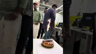 Celebrating Sonu's Birthday at Zybisys! 🎂 🎉  #zybisys #birthday #cake #softwaredevelopmentengineer