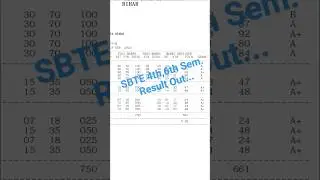 SBTE result kaise check kare l #shorts #viral please subscribe