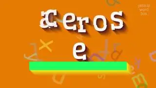 ACEROSE - How to pronounce it?