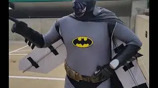 Drunk Batman Fan Thinks he can fly.