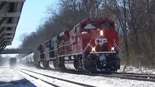 K3LB! CP SD70ACU 7047 w/ Rare Horn Leads CSX Empty Ethanol K442-07 on 3/12/22
