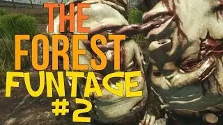 THE FOREST FUNTAGE #2! Funny Cannibals & Fail Parkour Moments :D