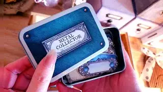 ASMR Journaling｜手帳時間✒ ガラスペンとインクでコラージュ