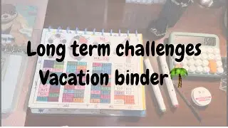 Last paycheck of September | long term challenges💜 | Vacation binder☀️