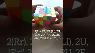 Algoritmo para resolver la segunda paridad de aristas en un cubo 5x5 - M&eacute;todo de reducci&oacute;n