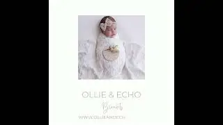 Cotton Baby Blankets by Ollie & Echo