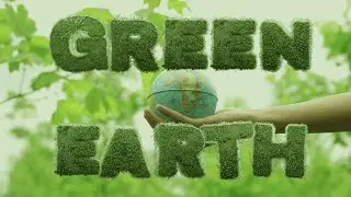 Grass Typography: After Effects template