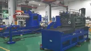 SUNRUI | Zigzag Compact coil feed line | Zigzag Decoiler straightener feeder for circle blanking