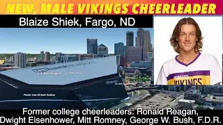 New, Male, Vikings Cheerleader From Fargo Stirs A Bit Of Controversy