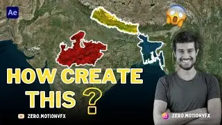Geo Layers Map Animation | Dhruv Rathee Map Animation