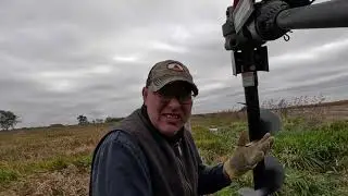 Auger Change on Post Hole Digger