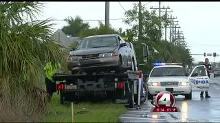 Car hits tree