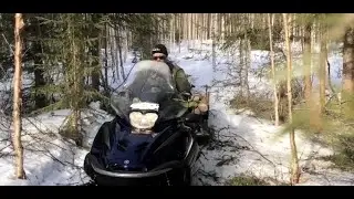 Snow mobile logging and thinning a lappland forest , micro forest management for next generation