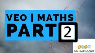 VEO MATHS CAPSULES |Kerala PSC Village Extension Officer Exam 2014 Question Code 95/2014-M part 2