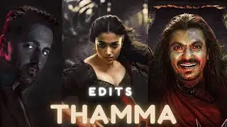 THAMMA EDITS #thamma #ayushmankhurana #rasmika #madrock #stree2