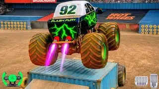 4x4 Monster Truck Drag Stunt - Derby Stunt | Monster Truck live Stunt High Jump | Gamplay Game |