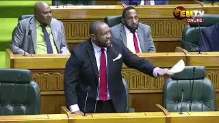 November 2024 Parliament Sitting - Hon James Nomane, MP for Chuave and Deputy Opposition Leader