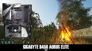 GIGABYTE B450 AORUS ELITE สร้างกองไฟและที่นอน | (104173)