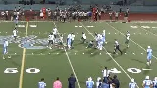 Defense Highlights in Mar Vista Mariners Vs University City in their 28 to 21 Win Friday Night 9-22